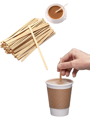 Wooden Coffee Stirrers for Coffee Cups 11 – 14cm