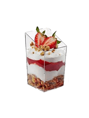 Dessert Cup Square Slope (90 ML) – MPS 36