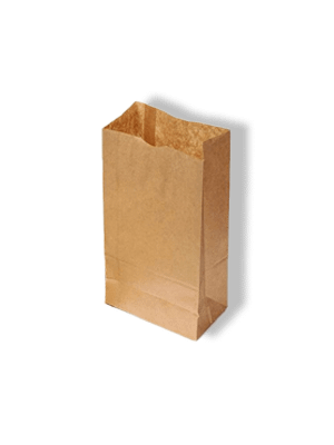 Brown Paper Take Away Bags Without Handles (F2)