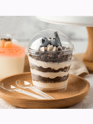 Dessert Cups with Dome Lid