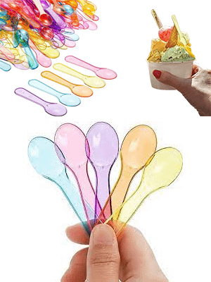 dessert colour spoon
