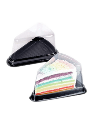 Clear Cake Slice Container