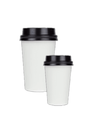12 oz Coffee Cups White