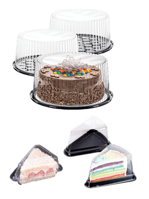 cake boxes (plastic)